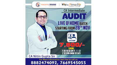 CA Inter Audit LIVE at Home Classes by CA Nitin Gupta Sir For May 23 & Onwards | Complete Auditing & Assurance Classes  | Full HD Video + HQ Sound