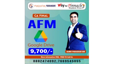 CA Final AFM (Advanced Financial Management) Google Drive Classes by Sumit Parashar Sir For May-24 Onwards - Full HD Video Lecture + HQ Sound