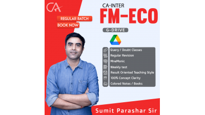  CA Inter FM & ECO Google Drive Classes by Sumit Parashar Sir For May 23 & Onwards | Complete FM ECO Course | Full HD Video + HQ Sound