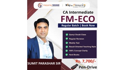 CA Inter FM & ECO Pendrive Classes by Sumit Parashar Sir For May 23 & Onwards  | Complete FM ECO Course | Full HD Video + HQ Sound
